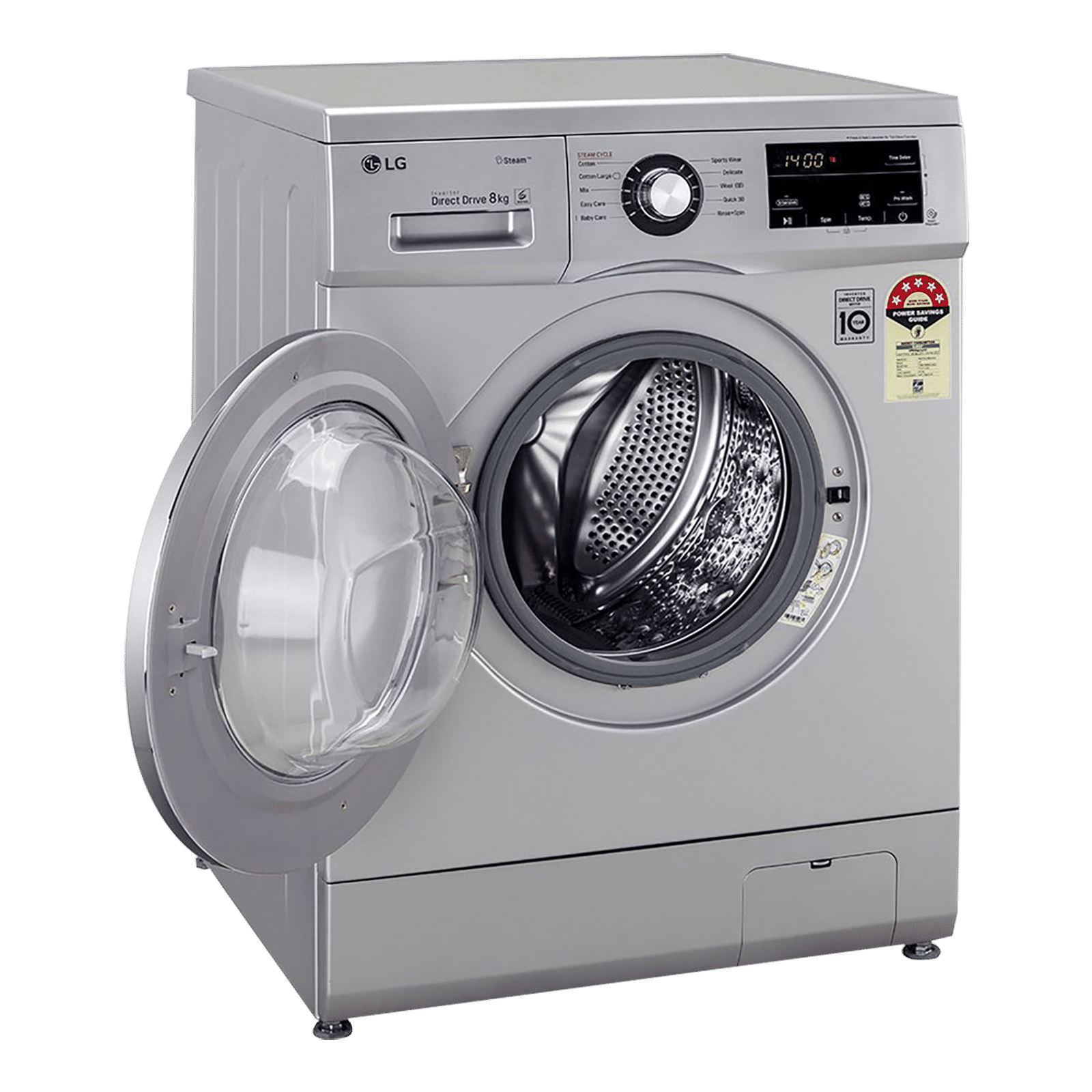 Buy LG 8 Kg 5 Star Inverter Fully Automatic Front Load Washing Machine ...